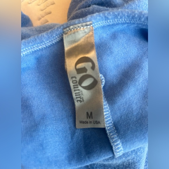 Go Couture Boatneck Dolman Sweater In Blue Size Medium NWOT - Picture 5 of 5